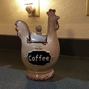 MUST SELL - MAKE AN NWOT, Rooster Coffee Container